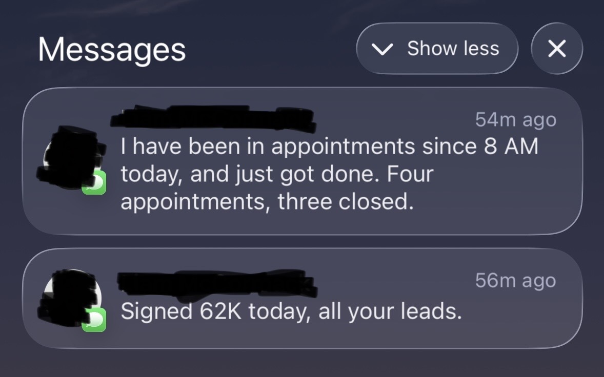 Client result screenshot.