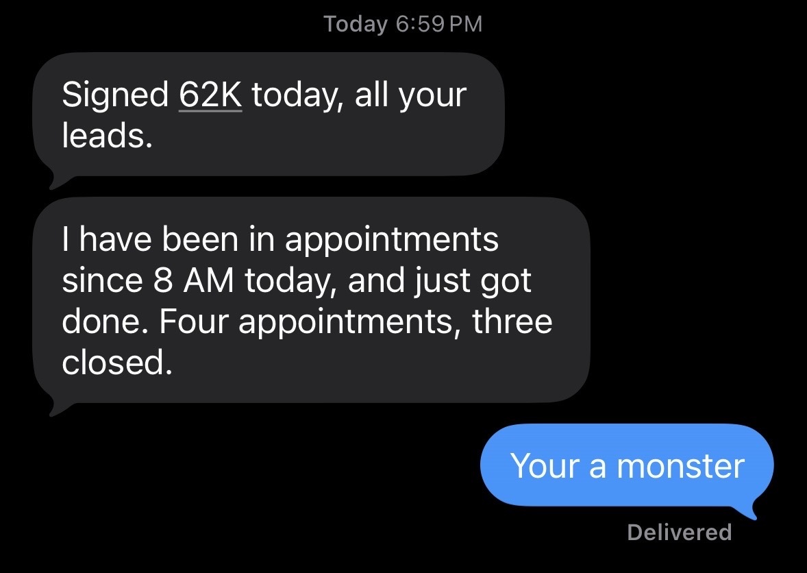 Client result screenshot.